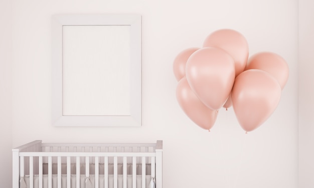 Pink baby room