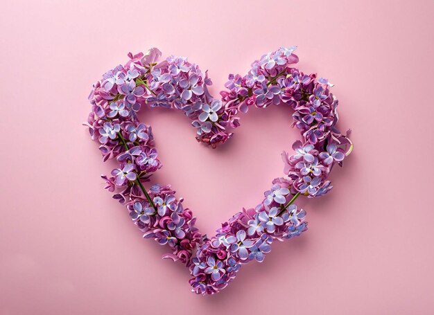 pink back ground with a heart