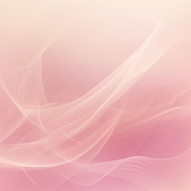 Розовый фон со светло-розовым фоном и размытым изображением белой волны.