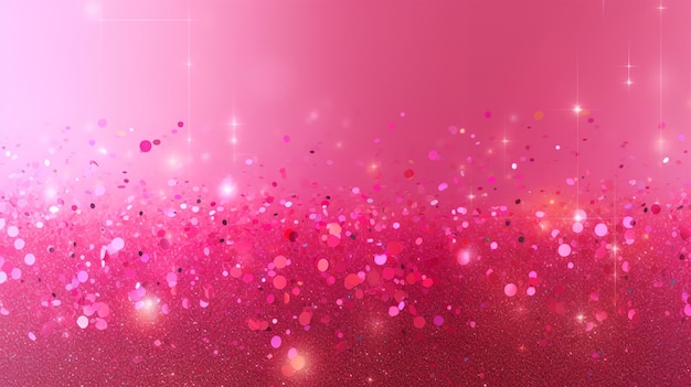 Premium AI Image | Pink background with a lot of lights