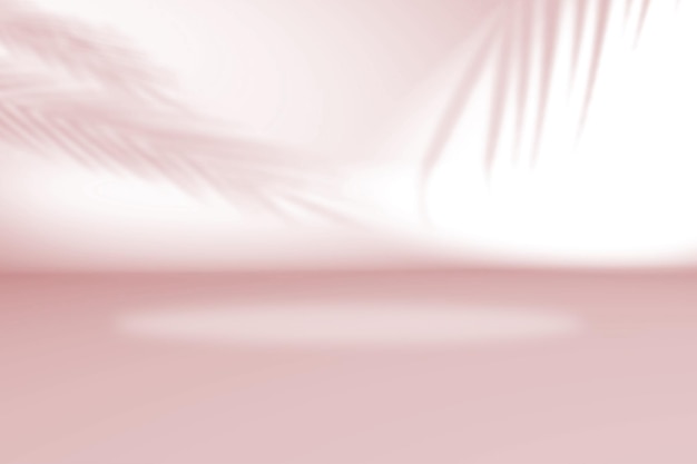 A pink background with a palm tree in the middle and a light pink background.