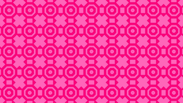 a pink background with a pattern of squares and a pink background.