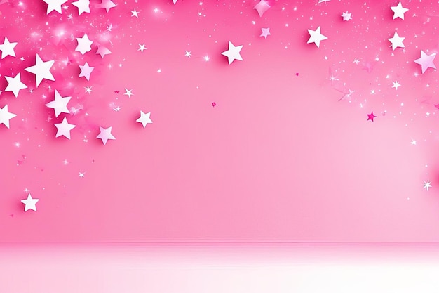 スターピンクとピンクの背景 スターピンクのグリッター背景と背景 お祭りの背景