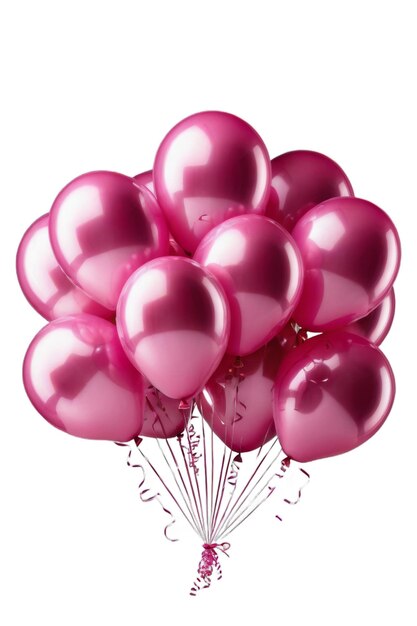 pink balloons