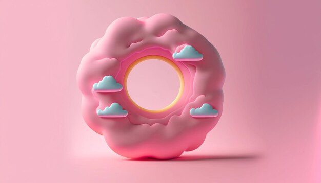 pink barbie concept background