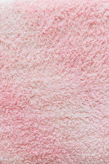 Pink bath towel