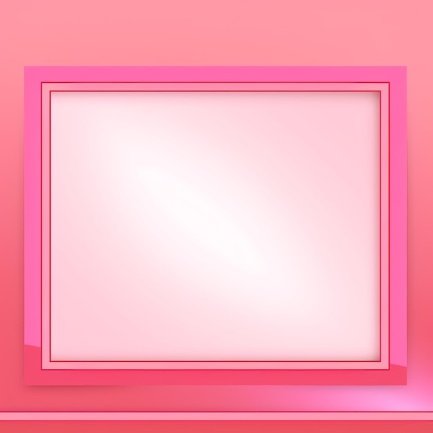 Pink blank banner