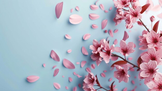 Photo pink blossom in spring pink blossoms pink blossom