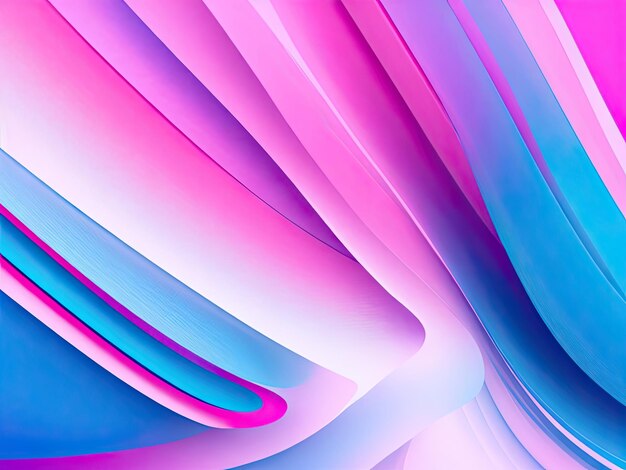 Photo pink and blue abstract background with slick lines