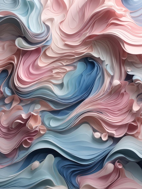 Pink and Blue Abstract Background