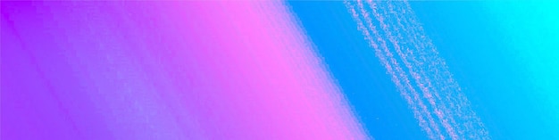 Pink and blue abstract gradient design panorama background template