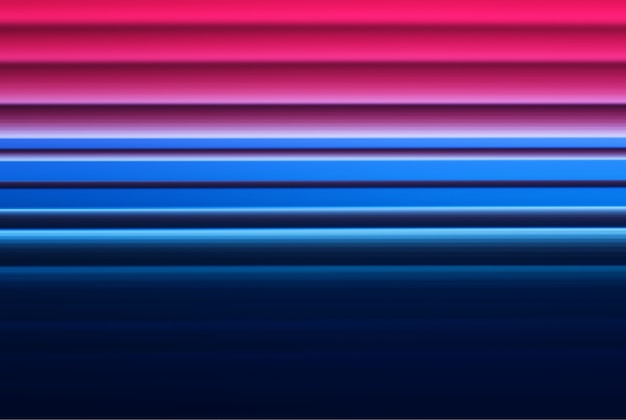 Sfondo di linee orizzontali astratte rosa e blu