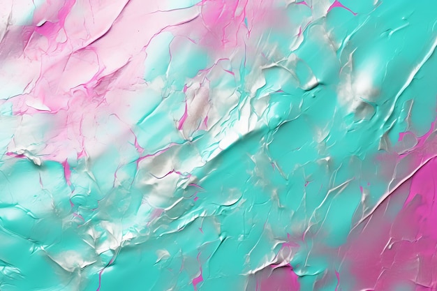 Pink and blue abstract painting