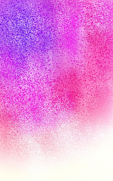 Pink and blue background with a white speckled pattern.