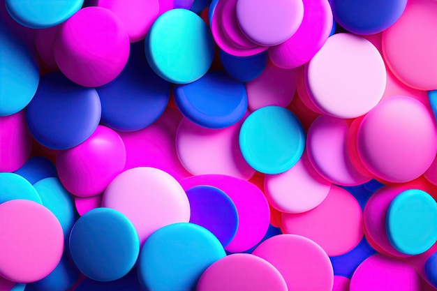 Pink and Blue Colors Background