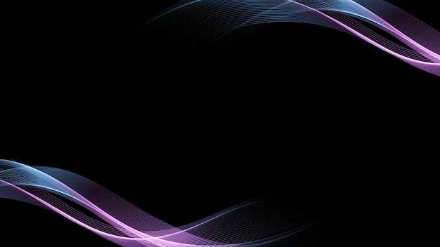 Photo pink and blue modern wave background 8