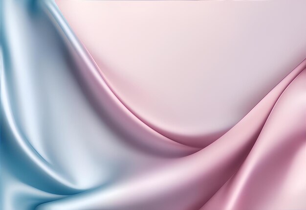 Pink and blue silk background AIgeneratrd