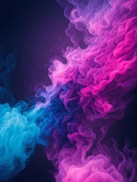 pink and blue smoke texture
