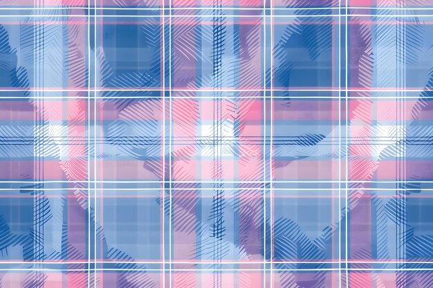 Photo a pink blue and white square with a pattern of squares