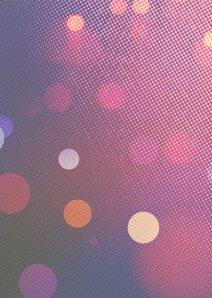 Photo pink bokeh vertical background for banner poster celebration event and various design works
