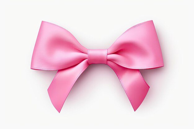 Pink bow represents support for women living with breast cancer