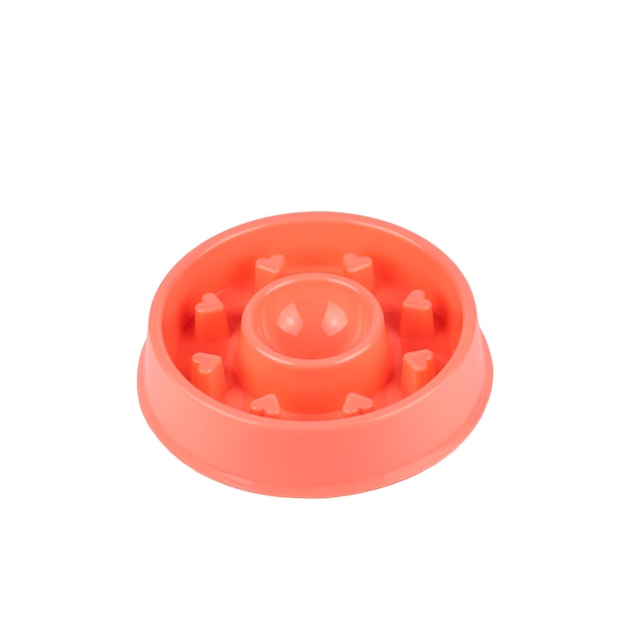 pink bowl feeder for dogs