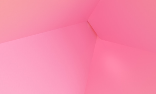 Pink Box 3d minimalistisch stijlontwerp, 3d render abstracte achtergrond.