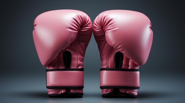 Pink boxing gloves