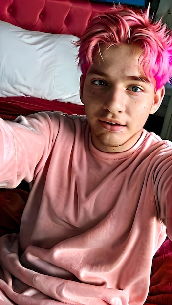 Photo pink boy