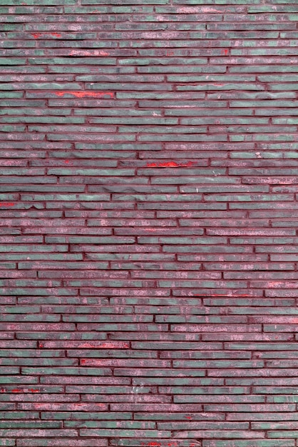 Pink brick wall Background of modern interior design