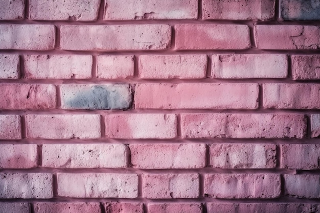 pink brick wall texture background