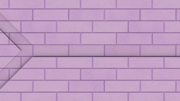 Pink bricks texture wallpaper 3d illustration render