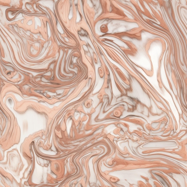 大理石のパターンを持つピンクと茶色の大理石の背景。