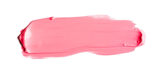 Pink brush stroke