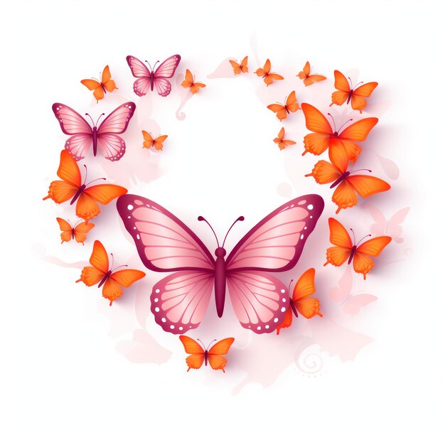 pink butterfly cancer awarness