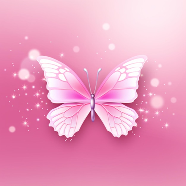 Pink butterfly