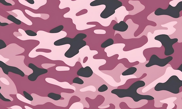 Foto disegno di camuffamento rosa colori militari stile vettoriale camo sfondo grafico army wall art design