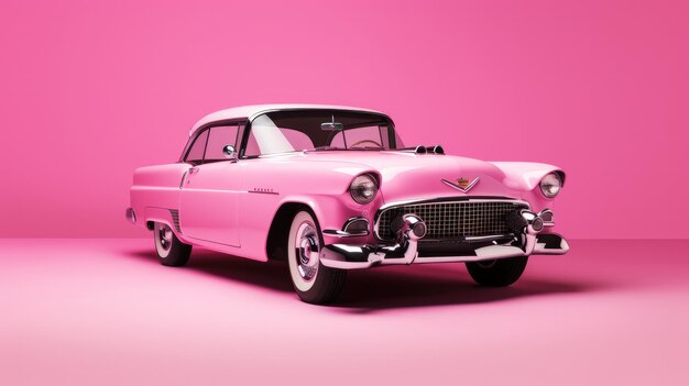 pink car from the movie