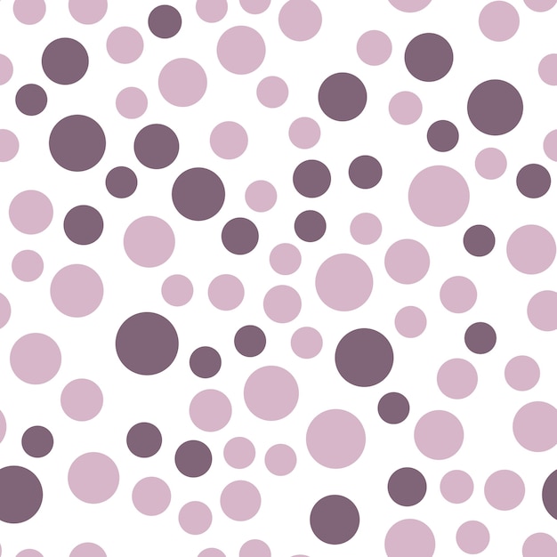 Pink circles seamless pattern. vector illustration simple\
background. minimalistic elements wallpaper.