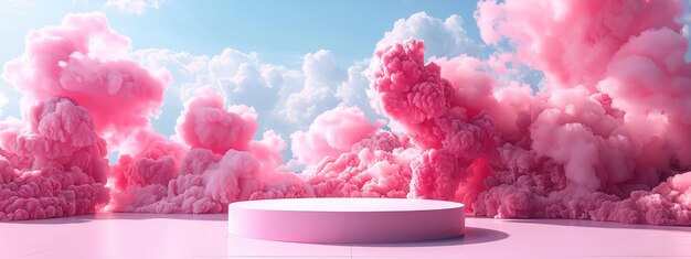 pink cloud in the sky