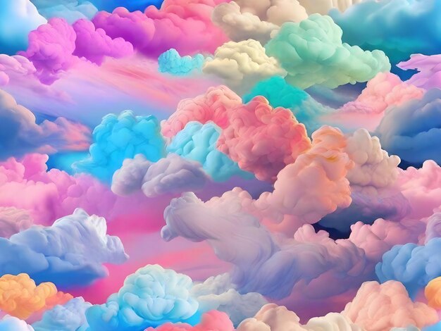 Photo pink cloud wallpaper