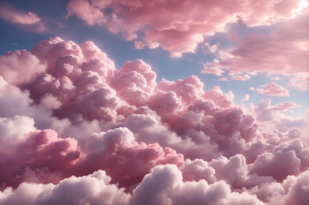 Foto sfondo di nuvole rosa sfondo di nuvole rosa sfondo di nuvole sfondo di cielo nuvole texture ai generativo