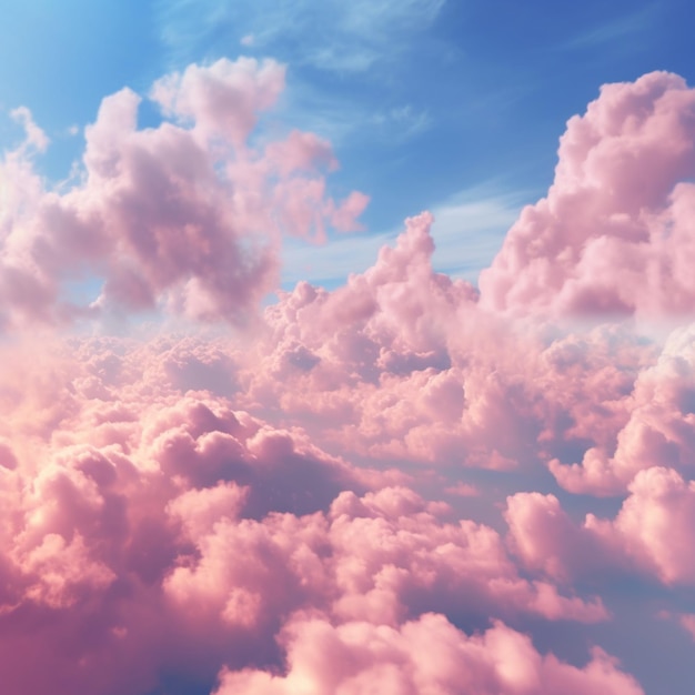 Pink clouds in the sky wallpapers