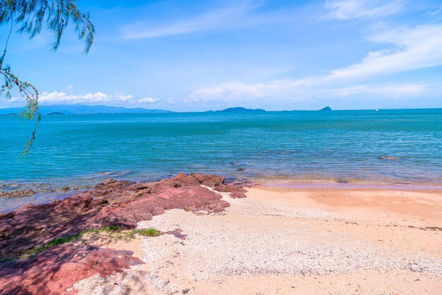 The Pink Coast or Lan Him Chomphu at Chanthaburi in Thailand