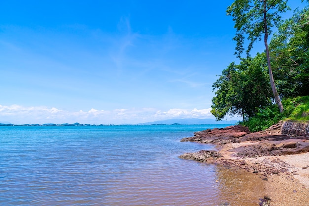 The Pink Coast or Lan Him Chomphu at Chanthaburi in Thailand