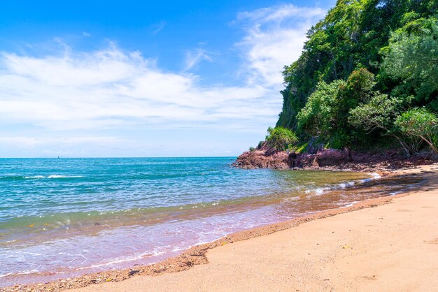 The Pink Coast or Lan Him Chomphu at Chanthaburi in Thailand