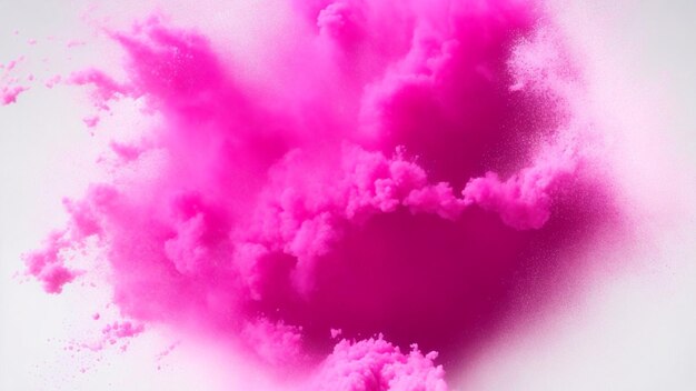 Photo pink color splash