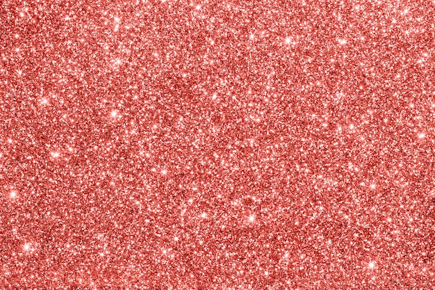 Photo pink coral shimmering glitter for texture or background