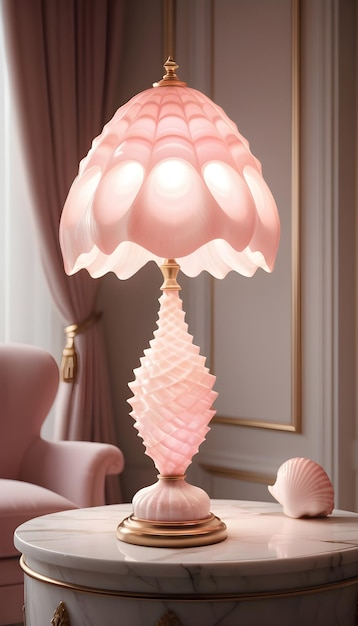 pink decorative table lamps