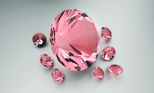 Photo pink diamond